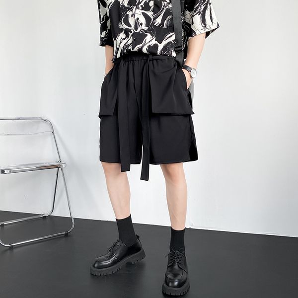 men's shorts summer techwear hip hop knee length cargo shorts with big pockets mens harajuku casual street short pants bermuda masculin, White;black
men's shorts summer techwear hip hop knee length cargo shorts with big pockets mens harajuku casual street short pants bermuda masculin, White;black