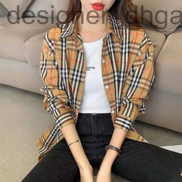 women's blouses & shirts designer2022 blouses and shirts designer women fashion classic summer new plaid t shirts plus size casual long, White
women's blouses & shirts designer2022 blouses and shirts designer women fashion classic summer new plaid t shirts plus size casual long, White