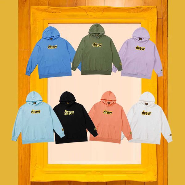 sweater drew mens hoodie house mascot smiley face letters ins net red men and womens same style lovers fog long sleeved sweater coat, Black
sweater drew mens hoodie house mascot smiley face letters ins net red men and womens same style lovers fog long sleeved sweater coat, Black