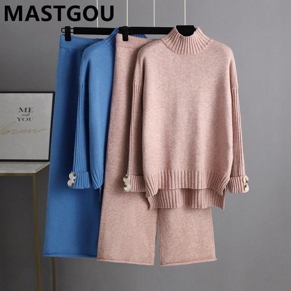 pants mastgou autumn winter warm women turtleneck sweater tracksuits wide leg pants suits 2/two pieces suit soft ladies set, White
pants mastgou autumn winter warm women turtleneck sweater tracksuits wide leg pants suits 2/two pieces suit soft ladies set, White