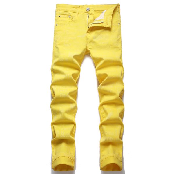 yellow jeans slim fit pants mens denim fashion solid us size hip hop trousers for male big size 29-38, Black;brown
yellow jeans slim fit pants mens denim fashion solid us size hip hop trousers for male big size 29-38, Black;brown