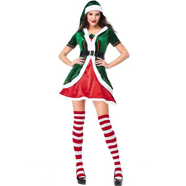 lcw women s new design christmas halloween long sleeve christmas costume santa claus pack thick men's party show elf dr264o, Black;red
lcw women s new design christmas halloween long sleeve christmas costume santa claus pack thick men's party show elf dr264o, Black;red