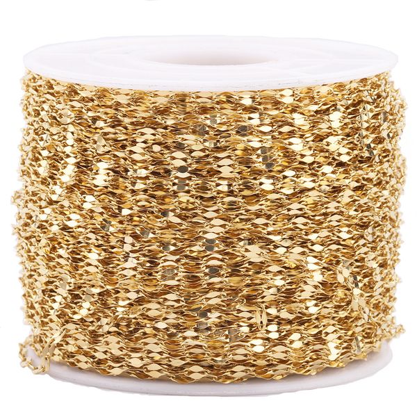 2mm stainless steel flat cable chain cool chains, 5 meters/roll, not fade, gold lip link chain fit pendant diy bracelet necklace jewelry fin, Silver
2mm stainless steel flat cable chain cool chains, 5 meters/roll, not fade, gold lip link chain fit pendant diy bracelet necklace jewelry fin, Silver