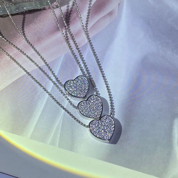 3pcs heart diamond chocker necklace sterling silver party wedding pendants necklace for women bridal engagement jewelry gift
3pcs heart diamond chocker necklace sterling silver party wedding pendants necklace for women bridal engagement jewelry gift