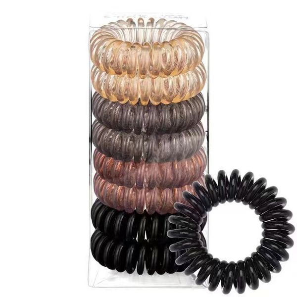 2023 korean version of telephone wire hair loop for girls with tied hair, simple hair rope, color high elasticity wire loop set, Pink
2023 korean version of telephone wire hair loop for girls with tied hair, simple hair rope, color high elasticity wire loop set, Pink