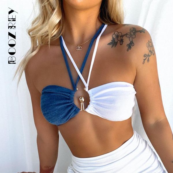 dress boozrey women summer twopiece set umbilical open back contrast color pleated skirt suit womens matching sets club outfits, White 
dress boozrey women summer twopiece set umbilical open back contrast color pleated skirt suit womens matching sets club outfits, White