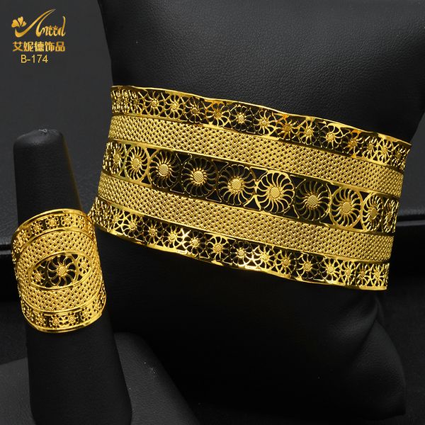 bangle aniid dubai gold color bangle with ring for women african bijoux bracelet jewellery nigerian wedding jewelry gift adjustable 230419, Black
bangle aniid dubai gold color bangle with ring for women african bijoux bracelet jewellery nigerian wedding jewelry gift adjustable 230419, Black