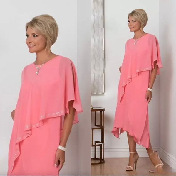 beaded tea length mother bride dresses sleeves cascading ruffles jewel neck a line plus mothers dress water melon, Black;red
beaded tea length mother bride dresses sleeves cascading ruffles jewel neck a line plus mothers dress water melon, Black;red