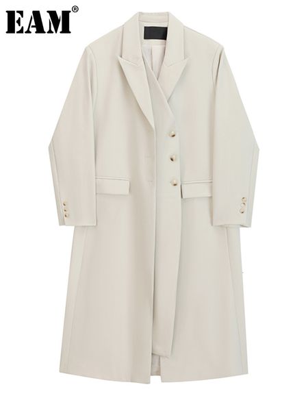 women's jackets eam women beige irregular big size long trench lapel sleeve loose fit windbreaker fashion spring autumn 2023 1df5017 23, Black;brown
women's jackets eam women beige irregular big size long trench lapel sleeve loose fit windbreaker fashion spring autumn 2023 1df5017 23, Black;brown