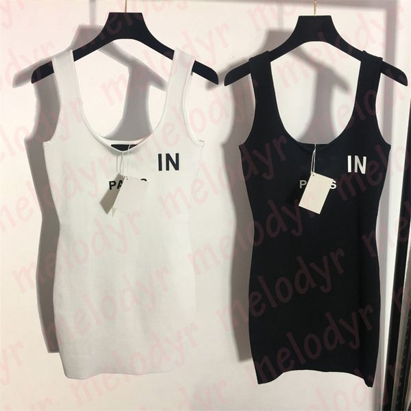 letter print knitted dress high elastic slim sling dresses summer womens tight vest skirts, Black
letter print knitted dress high elastic slim sling dresses summer womens tight vest skirts, Black
