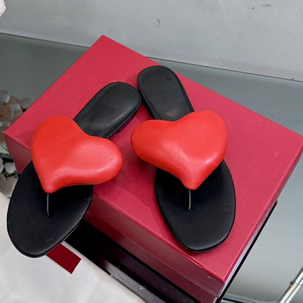 womens thong flat slippers cowhide sandals flip flops chunky heels 6cm slippers slip on slides ladies designer with red heart-shaped pattern, Black
womens thong flat slippers cowhide sandals flip flops chunky heels 6cm slippers slip on slides ladies designer with red heart-shaped pattern, Black