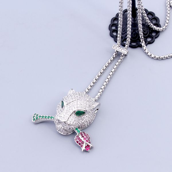 leopard rose silver full diamond long gold pendant necklaces for women chain link silver trendy lovers designer party wedding gifts engageme
leopard rose silver full diamond long gold pendant necklaces for women chain link silver trendy lovers designer party wedding gifts engageme