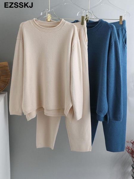 pants 2021 2 pieces set women knitted tracksuit oneck sweater + granny pants sweater set female knitted sweater suit homewear sweater, White
pants 2021 2 pieces set women knitted tracksuit oneck sweater + granny pants sweater set female knitted sweater suit homewear sweater, White