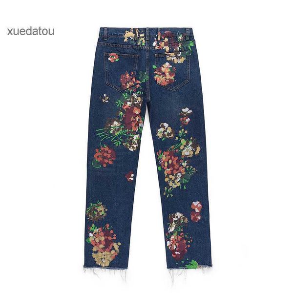 jean high designer street fashion ink splash print flower grey hand painted pattern jeans 71wh, Blue
jean high designer street fashion ink splash print flower grey hand painted pattern jeans 71wh, Blue