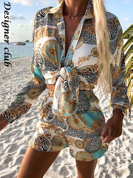 dress women printed turn down collar shirt shorts suit 2022 long sleeve blouses+shorts set casual vintage beach vacation two piece set, White
dress women printed turn down collar shirt shorts suit 2022 long sleeve blouses+shorts set casual vintage beach vacation two piece set, White