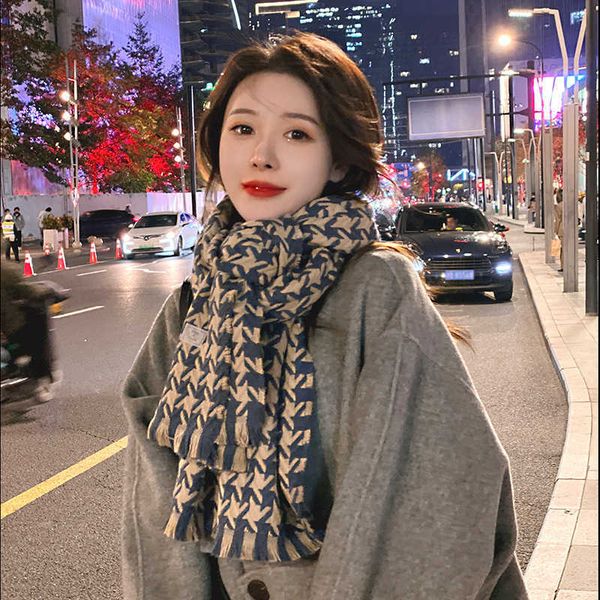 scarves 2022 new vintage case scarf for women autumn and winter korean versatile knit warm keeping student couple's neck thick aa230418, Blue;gray
scarves 2022 new vintage case scarf for women autumn and winter korean versatile knit warm keeping student couple's neck thick aa230418, Blue;gray