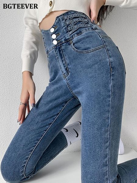 jeans bgteever stylish high waist buttons skinny women pencil jeans pants 2022 fashion slim pockets female denim trousers, Blue
jeans bgteever stylish high waist buttons skinny women pencil jeans pants 2022 fashion slim pockets female denim trousers, Blue