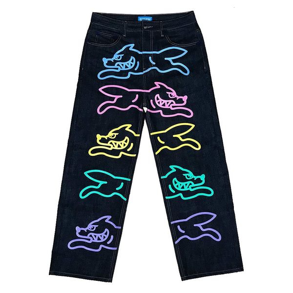 men's jeans y2k men's american multiprint black jeans hiphop straight casual washed loose fashion trend allmatch high waist couple, Blue
men's jeans y2k men's american multiprint black jeans hiphop straight casual washed loose fashion trend allmatch high waist couple, Blue