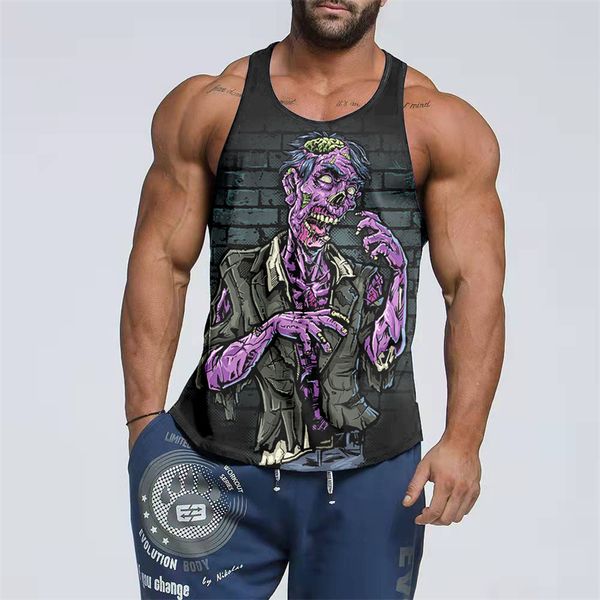 men' tank tank men' sleeveless summer 3d print tank oversized men' loose casual sports 230419, White;black
men' tank tank men' sleeveless summer 3d print tank oversized men' loose casual sports 230419, White;black