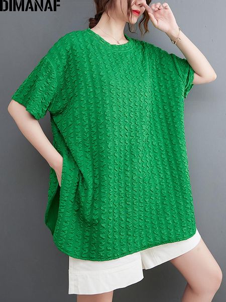 t-shirt dimanaf 2022 new summer women tshirts fashion lady tunic tees blouses shirts solid oversize loose casual folds clothing, White
t-shirt dimanaf 2022 new summer women tshirts fashion lady tunic tees blouses shirts solid oversize loose casual folds clothing, White