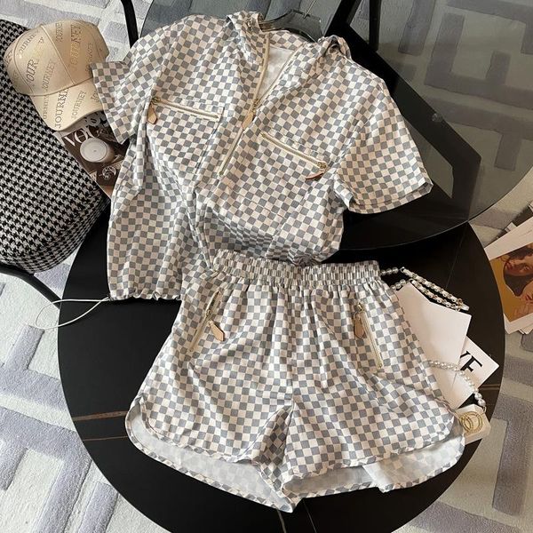 dress two piece sets womens outifits 2022 summer casual sports suit women plaid hooded short sleeve +fashion wide leg shorts set, White
dress two piece sets womens outifits 2022 summer casual sports suit women plaid hooded short sleeve +fashion wide leg shorts set, White