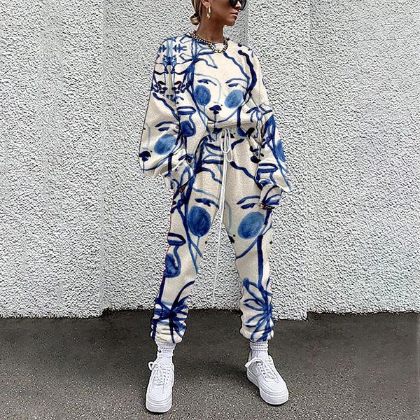 pants sojinm women 2 piece set suit outfits abstract print casual sport suit woman streetwear set autumn women tracksuit jogging y2k, White
pants sojinm women 2 piece set suit outfits abstract print casual sport suit woman streetwear set autumn women tracksuit jogging y2k, White