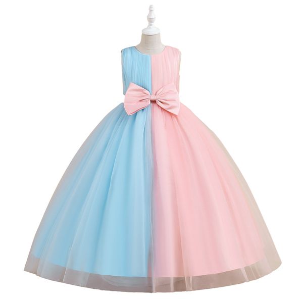 flower girls' dresses children' princess dress color matching fluffy gauze dress for girls' party show performance dress, White;blue
flower girls' dresses children' princess dress color matching fluffy gauze dress for girls' party show performance dress, White;blue