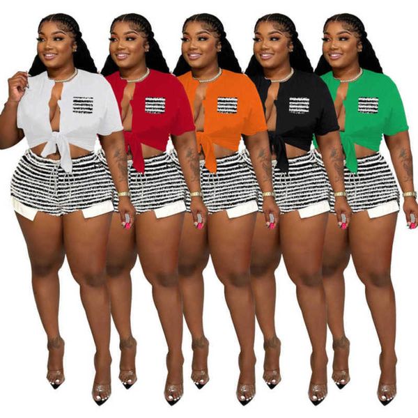 womens tracksuits designer clothing 2023 new wind striped shorts t-shirt set summer casual two piece set sportwear, Gray
womens tracksuits designer clothing 2023 new wind striped shorts t-shirt set summer casual two piece set sportwear, Gray