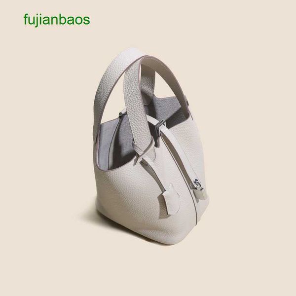 hemres picotn handbags new color-blocking vegetable basket bag lychee grain head layer cow leather women's high-grade feeling bucket ha, Black
hemres picotn handbags new color-blocking vegetable basket bag lychee grain head layer cow leather women's high-grade feeling bucket ha, Black