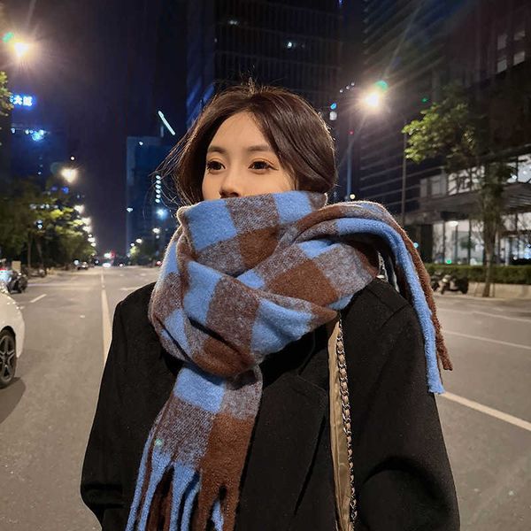 scarves cotton cashmere thickened scarf women winter student warm soft plaid long scarves autumn female girls tassel wrap shawls new aa23041, Blue;gray
scarves cotton cashmere thickened scarf women winter student warm soft plaid long scarves autumn female girls tassel wrap shawls new aa23041, Blue;gray