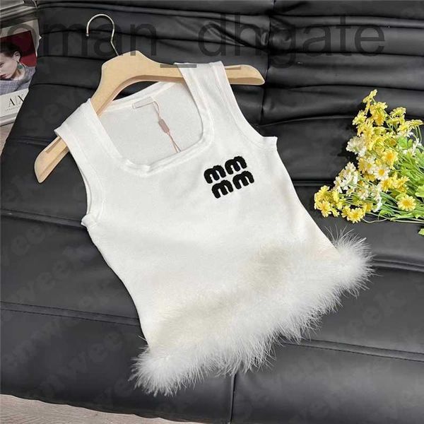 women's t-shirt designerostrich hair knitted vest t shirts for women embroidery letter sleeveless knitting hoodie ladies tees design gv, White
women's t-shirt designerostrich hair knitted vest t shirts for women embroidery letter sleeveless knitting hoodie ladies tees design gv, White