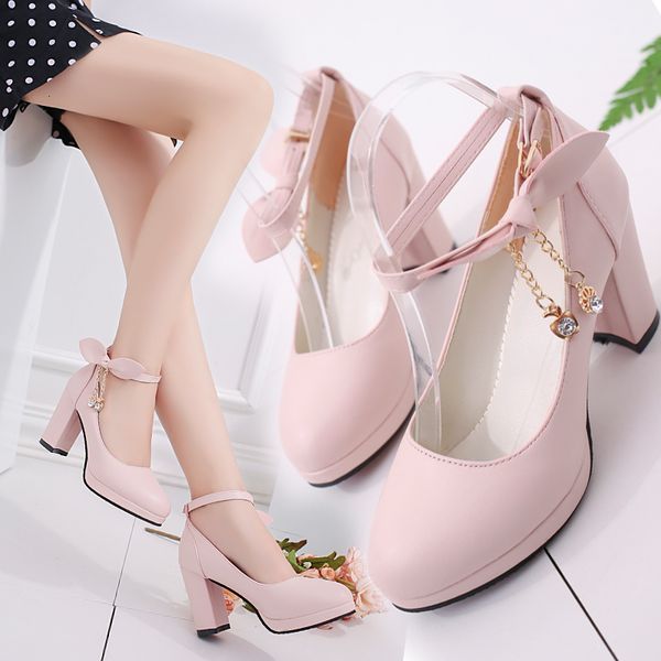 dress shoes classic bridal wedding shoes woman metal decoration pumps bowknot high heel designer brand chunky heels shoes ladies dress pumps, Black
dress shoes classic bridal wedding shoes woman metal decoration pumps bowknot high heel designer brand chunky heels shoes ladies dress pumps, Black