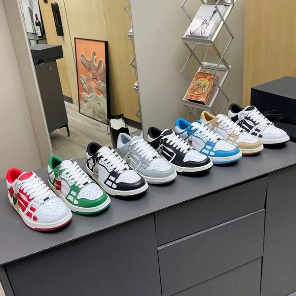 designer running shoes mens womens bones sneakers leather luxury skeleton trainers blue red white black green gray pink couple shoe for men
designer running shoes mens womens bones sneakers leather luxury skeleton trainers blue red white black green gray pink couple shoe for men