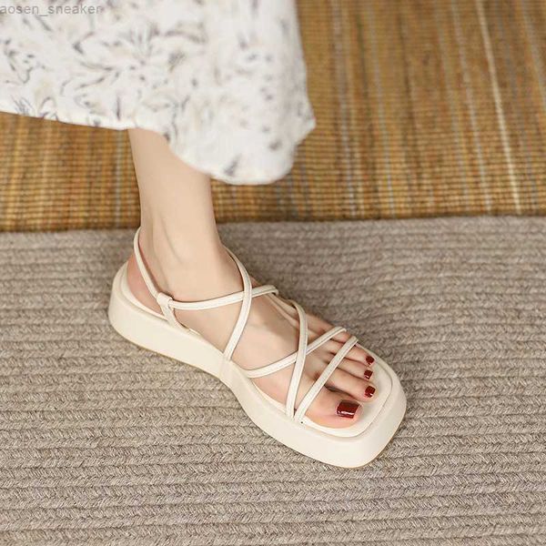 rome platform sandals women summer beach fashion flat casual cross-tie open toe narrow band shoes rome sandals sandalias mujer 0419, Black
rome platform sandals women summer beach fashion flat casual cross-tie open toe narrow band shoes rome sandals sandalias mujer 0419, Black