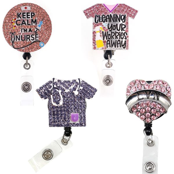 20 pcs/lot fashion key rings mix style lvn nurse scrub life sparkles badge holder for nurse doctor office worker, Slivery;golden
20 pcs/lot fashion key rings mix style lvn nurse scrub life sparkles badge holder for nurse doctor office worker, Slivery;golden