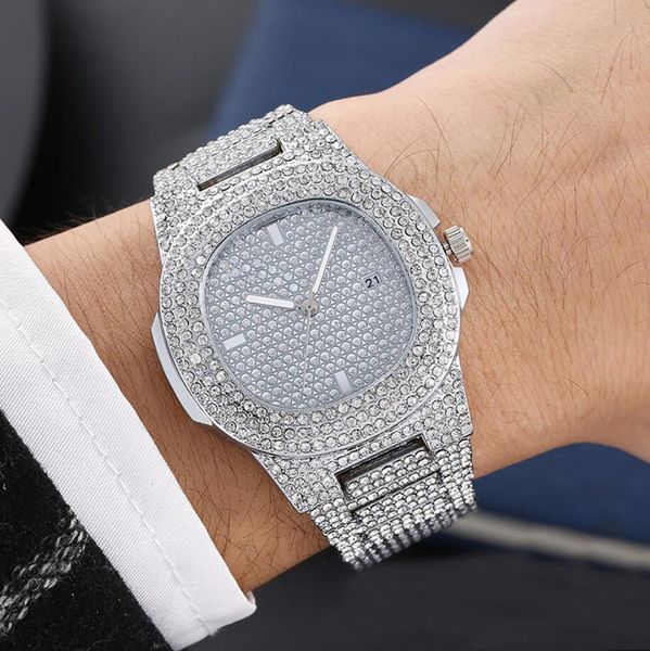 hip hop watch iced out sparkling quartz watches men women bling bling full rhinestone fashion rapper watches fashion jewelry, Slivery;brown
hip hop watch iced out sparkling quartz watches men women bling bling full rhinestone fashion rapper watches fashion jewelry, Slivery;brown