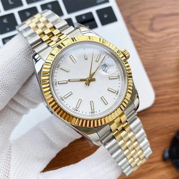 men's watch automatic mechanical movement all stainless steel luminous waterproof classic watch, Slivery;brown
men's watch automatic mechanical movement all stainless steel luminous waterproof classic watch, Slivery;brown