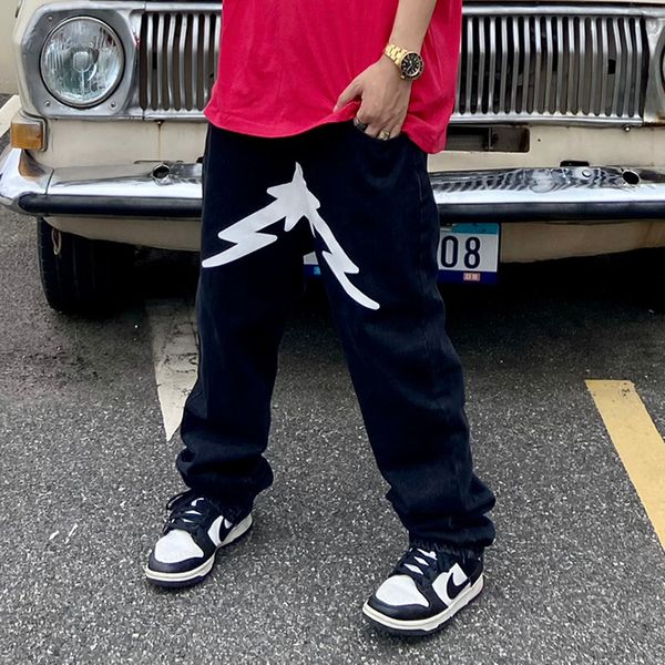 men's jeans hip hop stars print patchwork streetwear loose for men and women straight pockets retro casual baggy denim trousers 230419, Blue
men's jeans hip hop stars print patchwork streetwear loose for men and women straight pockets retro casual baggy denim trousers 230419, Blue
