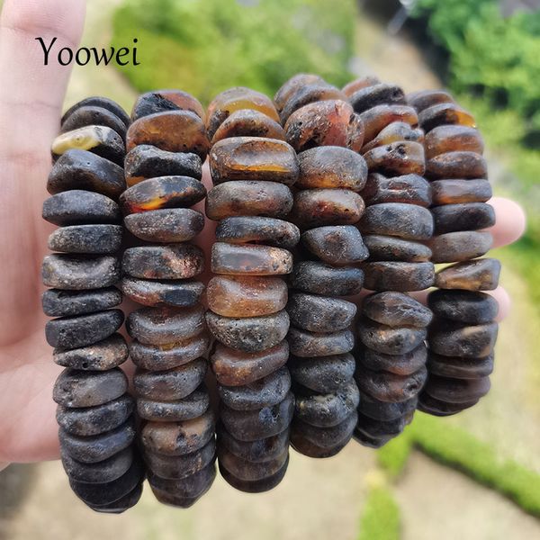 beaded big raw amber bracelets for men women unique irregular plant beads good resin smell 100% real natural healing jewelry wholesale 23041, Black
beaded big raw amber bracelets for men women unique irregular plant beads good resin smell 100% real natural healing jewelry wholesale 23041, Black