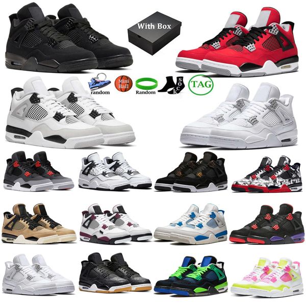 with box men women basketball shoes 4s sneaker military black cat fire red red thunder sail cool grey shoes
with box men women basketball shoes 4s sneaker military black cat fire red red thunder sail cool grey shoes