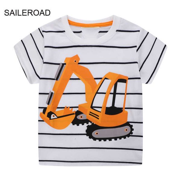 t-shirts saileroad 2-7 years cartoon excavator short sleeves girls spring summer children's cotton t shirts for boys tee shirts p230419, Blue
t-shirts saileroad 2-7 years cartoon excavator short sleeves girls spring summer children's cotton t shirts for boys tee shirts p230419, Blue