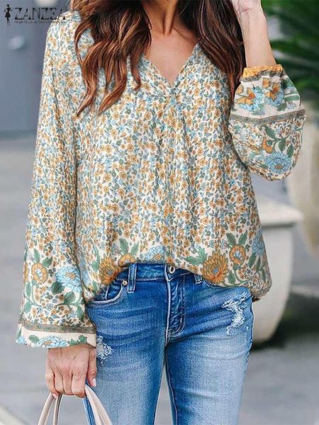 t-shirt oversized casual holiday retro camisas zanzea elegant v neck shirt 2022 autumn floral printed women fashion bohemian blouse, White
t-shirt oversized casual holiday retro camisas zanzea elegant v neck shirt 2022 autumn floral printed women fashion bohemian blouse, White