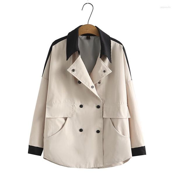 outerwear plus size xl-4xl women's v-neck spring autumn jackets long sleeved ladies/ office-wear elegant female, Black
outerwear plus size xl-4xl women's v-neck spring autumn jackets long sleeved ladies/ office-wear elegant female, Black