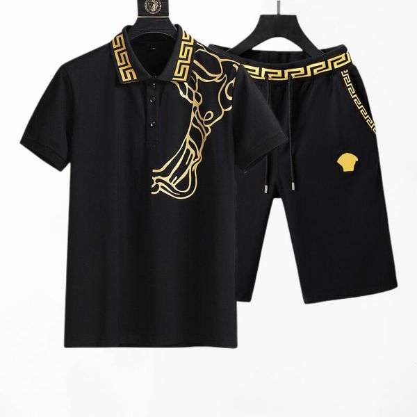 mens tracksuits luxury designer classic medusa head portrait embroidered badge high-quality t shirt shorts suit summer sportswear, Gray
mens tracksuits luxury designer classic medusa head portrait embroidered badge high-quality t shirt shorts suit summer sportswear, Gray