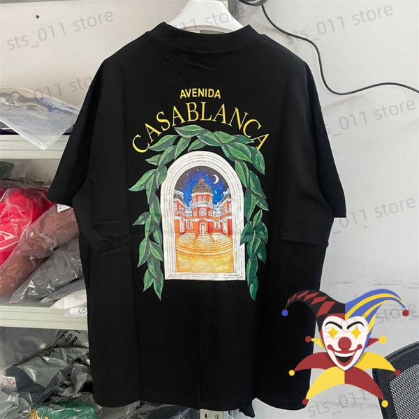 men's t-shirts castle print casablanca t shirt men women oversized t-shirt tees t230419, White;black
men's t-shirts castle print casablanca t shirt men women oversized t-shirt tees t230419, White;black