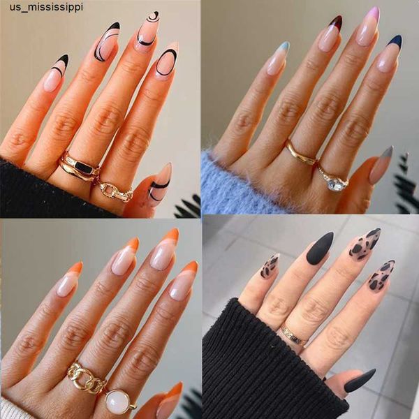 false nails almond false nail french line nail decor nails extension press on nails 24pcs manicure detachable artificial nail art j230419, Red;gold
false nails almond false nail french line nail decor nails extension press on nails 24pcs manicure detachable artificial nail art j230419, Red;gold