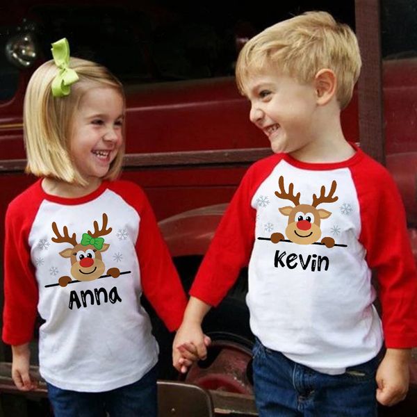 t-shirts personalised deer kid christmas t-shirt custom name child raglan clothes sibling matching xmas party outfit kids tee shirt 230419, Blue
t-shirts personalised deer kid christmas t-shirt custom name child raglan clothes sibling matching xmas party outfit kids tee shirt 230419, Blue