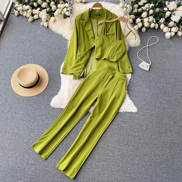 pants professional ladies suit lapel long sleeve loose straight casual pants spring and autumn new casual suit pants 3piece set, White
pants professional ladies suit lapel long sleeve loose straight casual pants spring and autumn new casual suit pants 3piece set, White