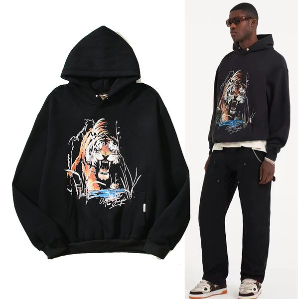 black sweatshirts hoodies men women high street tiger print pullover hoode hip hop pullovers, Black;brown
black sweatshirts hoodies men women high street tiger print pullover hoode hip hop pullovers, Black;brown