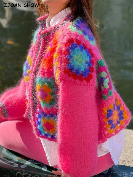 sweaters 2022 boho rose pink plaid flower hand crochet cardigan ethnic woman o neck full sleeve open stitching sweater knitwear jumper, White;black
sweaters 2022 boho rose pink plaid flower hand crochet cardigan ethnic woman o neck full sleeve open stitching sweater knitwear jumper, White;black